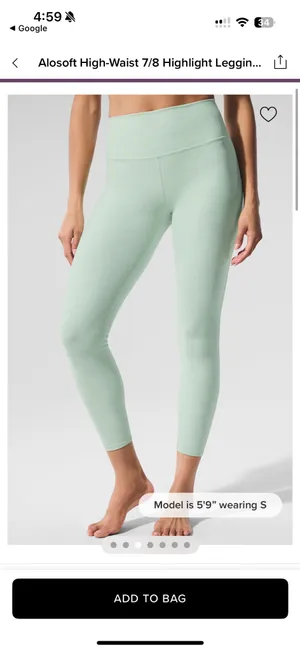 Alo Yoga Set Airlift Bra & Leggings thumbnail 4