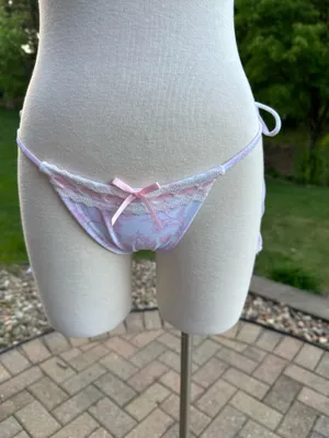 Colorful Natalie Pink And White Floral Bikini thumbnail 7