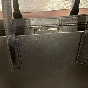 Marc Jacobs The Protege Black Leather Large Tote Laptop Bag thumbnail 7