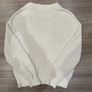 Wilfred Cream Open-Knit Crewneck Sweater thumbnail 4
