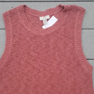 NWT Loft Sleeveless Tunic Sweater Vest thumbnail 6