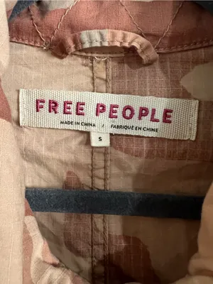 Free People Women's Camo Utility Jacket thumbnail 3