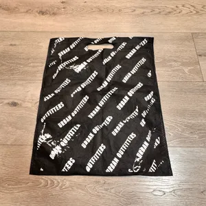 Urban‎ Outfitters Black Reusable Shopping Bag All Over Logo Pattern thumbnail 2