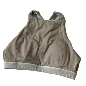 Lululemon Sportsbra Women Size 4 Grayish White Activewear Yoga 10-746 thumbnail 3