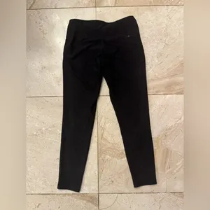 Women's Black Medium Helly Hansen cheetah leggings X-Cool interior drawstring thumbnail 2