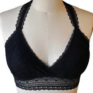 Black Lace Bralette by MAURICES Ladies Sexy Bra ~ Women's Size LARGE thumbnail 1