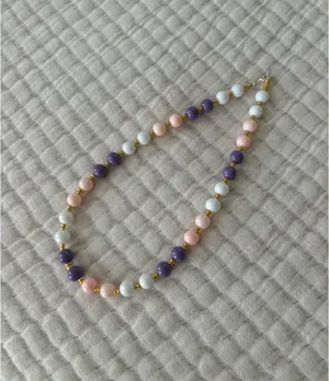 Handmade Beaded Necklace thumbnail 2