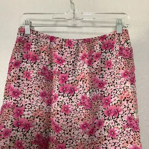 Kathie Lee Collection Vintage Y2K Pink‎ Dainty Floral Feminine Romantic Fairy Slip Skirt M VTG 2000s thumbnail 6