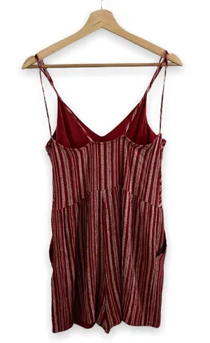 One Clothing Red Striped Romper thumbnail 2