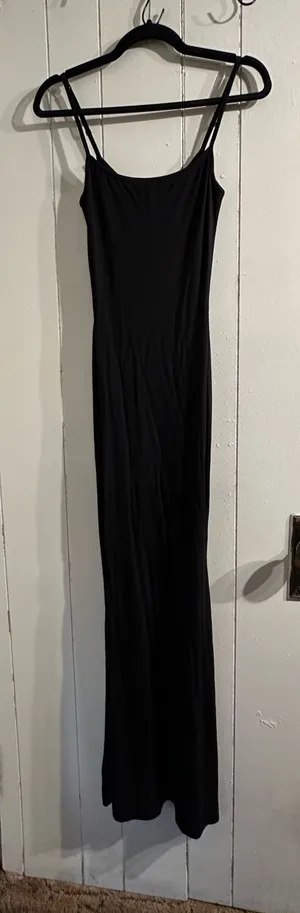 SKIMS NWOT Soft Lounge Slip Dress Onyx thumbnail 1