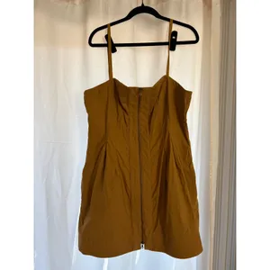 MAEVE New Anthropologie Structured Zip-Front Mini Dress Size XL thumbnail 3