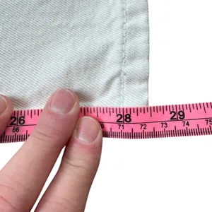 Re/Done Easy Straight Crop Jean Vintage White thumbnail 12