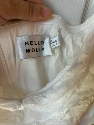 Hello Molly White Puff Sleeve Off Shoulder Dress Mini thumbnail 4