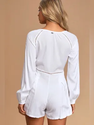 O’Neill Ryana Embroidered Long Sleeve Romper thumbnail 3