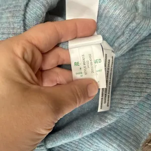 J crew light blue‎ wool blend mock neck sweater size xxs thumbnail 5