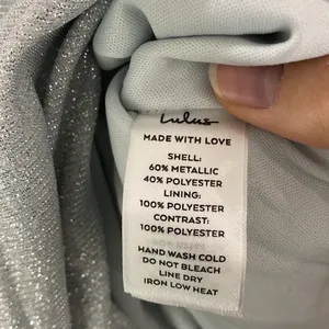 Lulus Keep Your Shine On Light Grey Metallic Faux-Wrap Maxi Dress size M thumbnail 13
