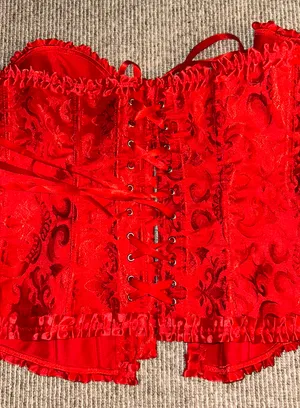 Red Corset Top thumbnail 3