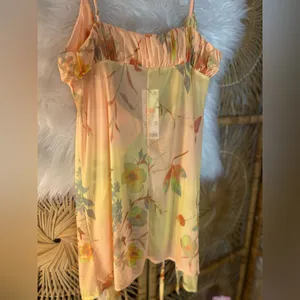 Urban Outfitters Angelic Longline Flyaway Cami Floral Sheer Tie-Front Top Fairy thumbnail 15