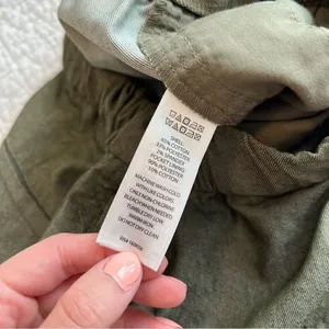 ✨ Sincerely Jules Women’s Green Cargo‎ Pants Small thumbnail 7