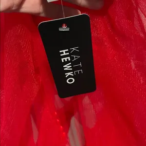 Kate HEWKO NWT Avant Garde Tulle Overlay in RED (sold out) OS thumbnail 7
