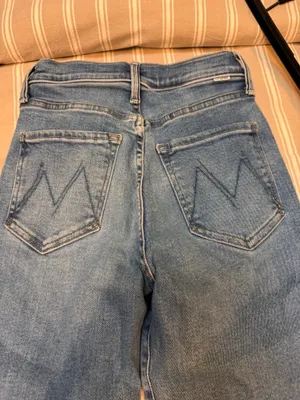 MOTHER The Rambler Denim Zip Flood Jeans thumbnail 6