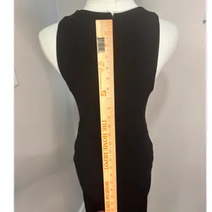 BHLDN Black Sleeveless High Neck Knotted Maxi Gown Dress XS thumbnail 8