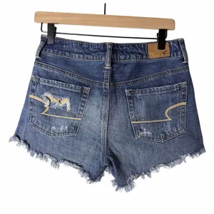 American Eagle Hi-Rise Festival Shorts Cotton Women Distressed Women's Size 4 thumbnail 2