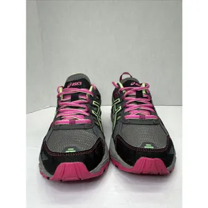 ASICS Gel-Venture 5 Women’s 7.5 Trail Running Shoes Gray Pink Green T5N8N thumbnail 4