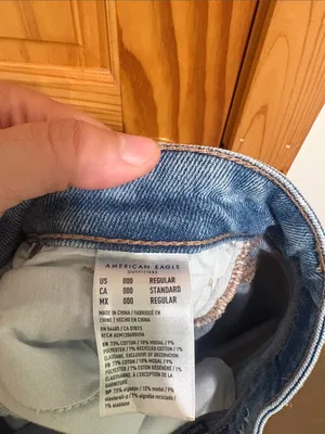 American Eagle Stretch Distressed Mom Jeans Size 000 thumbnail 8