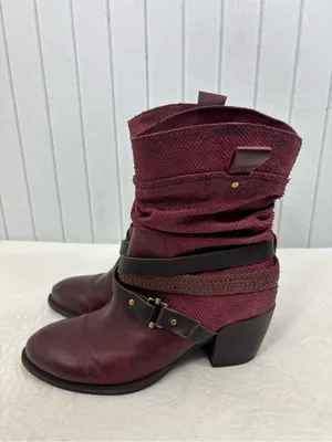 Otbt Women Hay Ride Distressed Leather Western Cowboy Boots Size 9.5m thumbnail 4