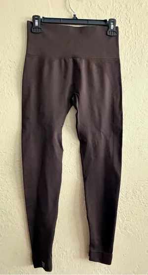SET Active Women's High-Waist Brown Leggings thumbnail 1