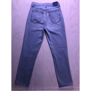 Abercrombie & Fitch 90s Straight Jeans‎ Women 28/6L Light Blue Ripped thumbnail 9