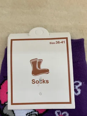 Purple Daisy Duck Graphic Crew Socks thumbnail 2