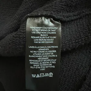 Free People Sweater Womens Sm Mock Neck Knit Pullover Long Sleeve Black Cozy Emo thumbnail 7