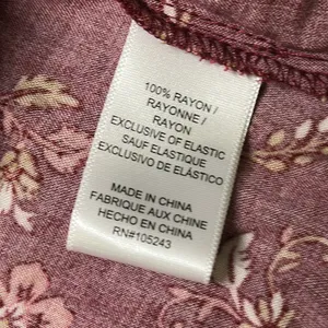Mod Lusive Rayon Burgundy Floral Print Smocked Back Puff Sleeve Maxi Dress XL thumbnail 10