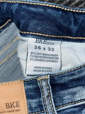 Buckle BKE Stella Slim Fit Low Rise Straight Stretch Jeans Sz 26 x 33 ABK1432 thumbnail 9