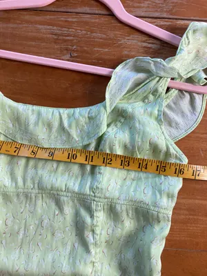 Free People Stay With You Lime Green Ruffle-Trim Camisole Medium thumbnail 7