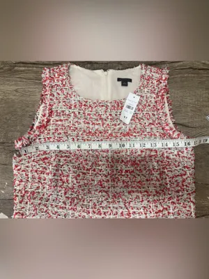 Ann Taylor Petite Textured Tweed Shift Dress size 6t NWT thumbnail 6