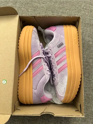 adidas Women's Purple VL Court Bold Sneakers. New size 6 thumbnail 6