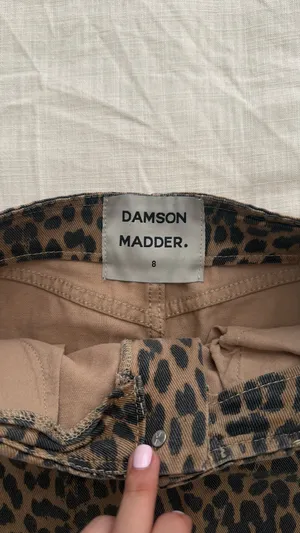 Damson Madder Cheetah Mini Skirt thumbnail 3