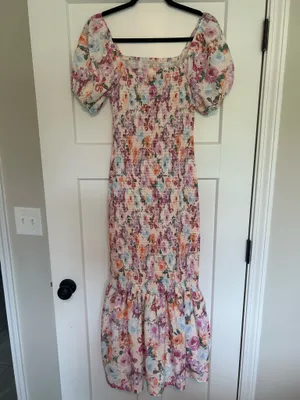 Midi floral dress thumbnail 3