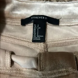 Forever 21 Tan and White Mini Skirt Casual thumbnail 2