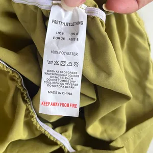 PrettyLittleThing Y2K CutOut Bodycon Dress Sz 4 Club Ruched Party Olive Indie thumbnail 13