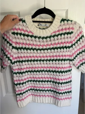 ZARA Short Sleeve Sweater thumbnail 2