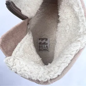 Billabong Sweet Spot Dune Tan Vegan Suede Sherpa Lined Zip Ankle Booties Size 6 thumbnail 8