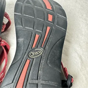 Chaco Arch Support Women's Sandals in Pink Adjustable Straps in Black Sole W9 thumbnail 10