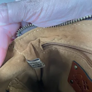 Patricia‎ Nash Leather Cassini Wristlet Clutch English Garden World Map Tan NWOT thumbnail 6