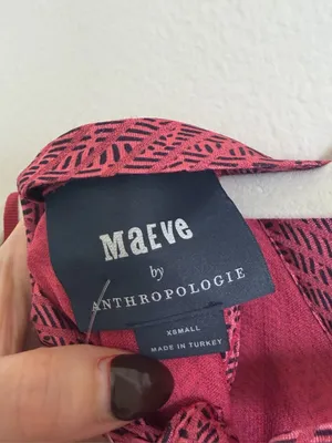 Maeve by Anthro Pink Blouse thumbnail 5