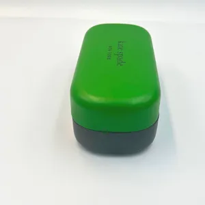 Kate Spade New York Hard Shell Eyeglass Sunglasses Case‎ Flipper Top Green Black thumbnail 6