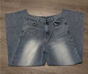 vintage baggy mom/boyfriend style blue jeans thumbnail 1